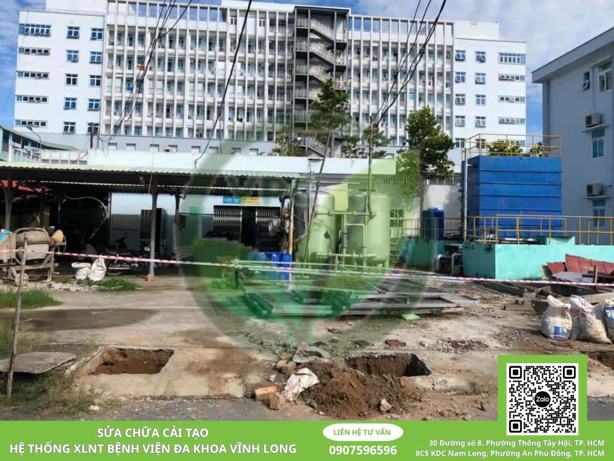 Dự án sửa chữa hệ thống nước thải y tế khu vực phía nam 
