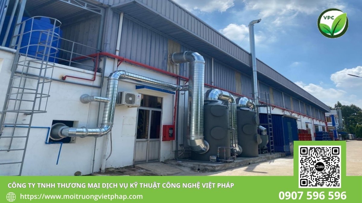 Dự án thiết kế hệ thống xử lý khí thải công ty sản xuất giầy 