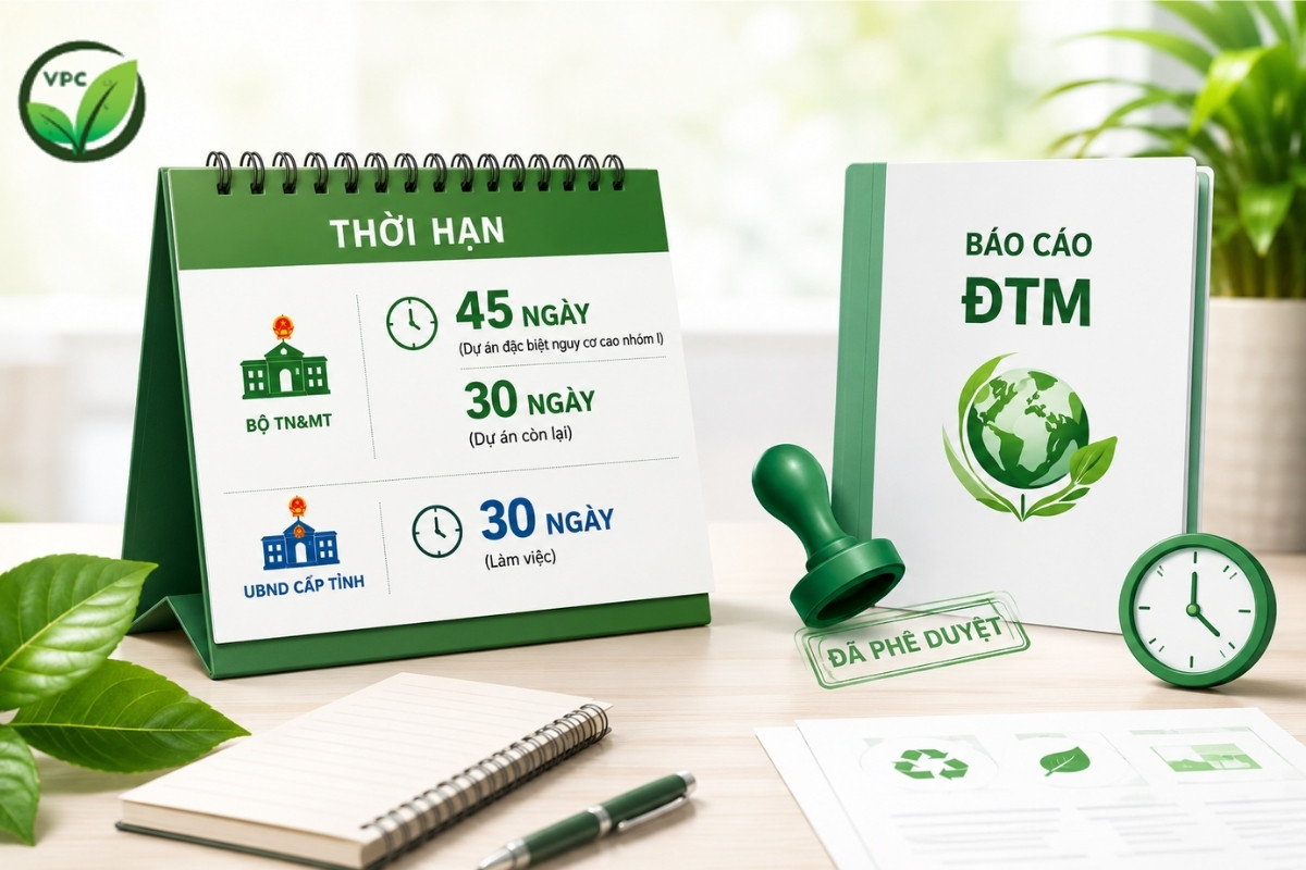 Quy trình thẩm định phê duyệt hồ sơ ĐTM tại cơ quan chức năng
