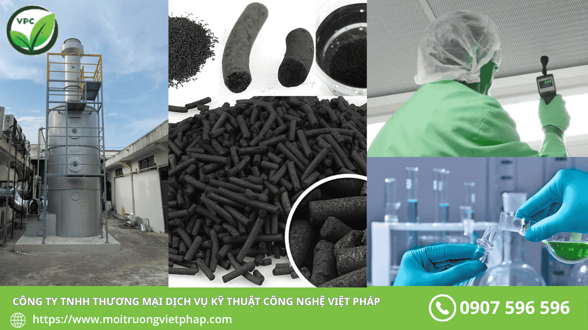 Giải pháp xử lý khí thải phòng thí nghiệm gồm tủ hút, tháp hấp thụ và than hoạt tính