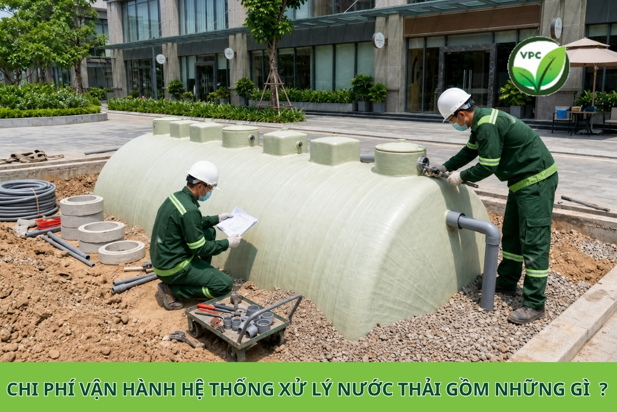 Chi phí vận hành hệ thống xử lý nước thải