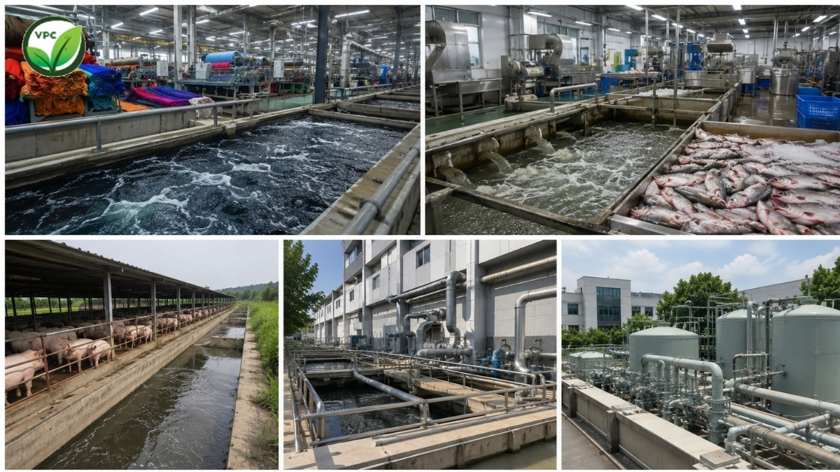 Nhà máy/xưởng phải xử lý nước thải để kiểm soát mùi hôi và đạt tiêu chuẩn môi trường