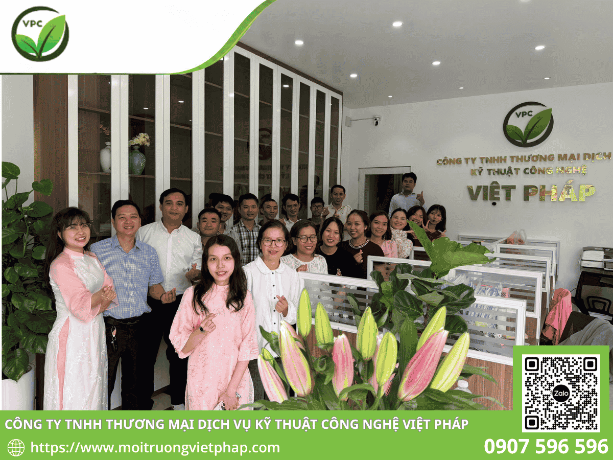 Tầm nhìn và sứ mệnh của công ty môi trường Việt Pháp