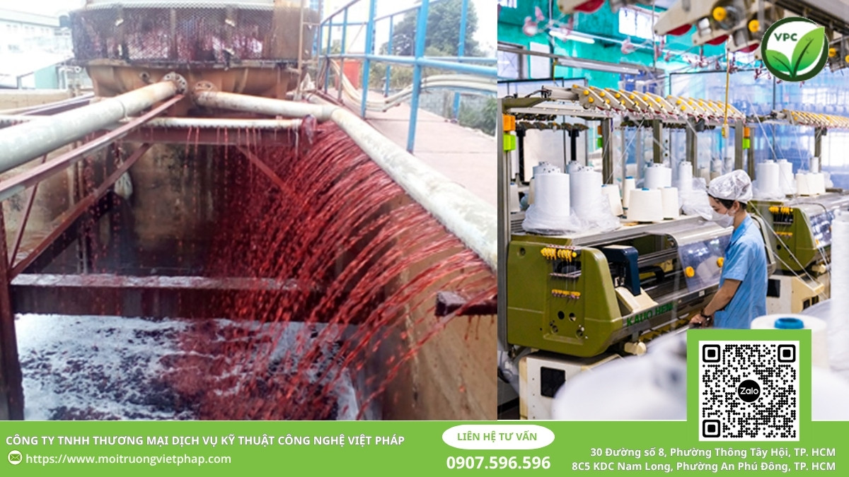Xử lý nước thải nhà máy dệt tại Củ Chi 