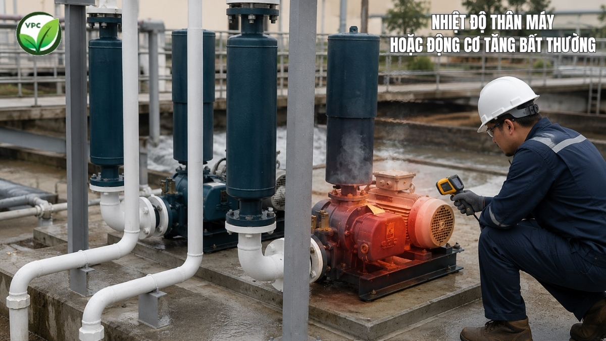 Dấu hiệu máy thổi khí cần sửa chữa 
