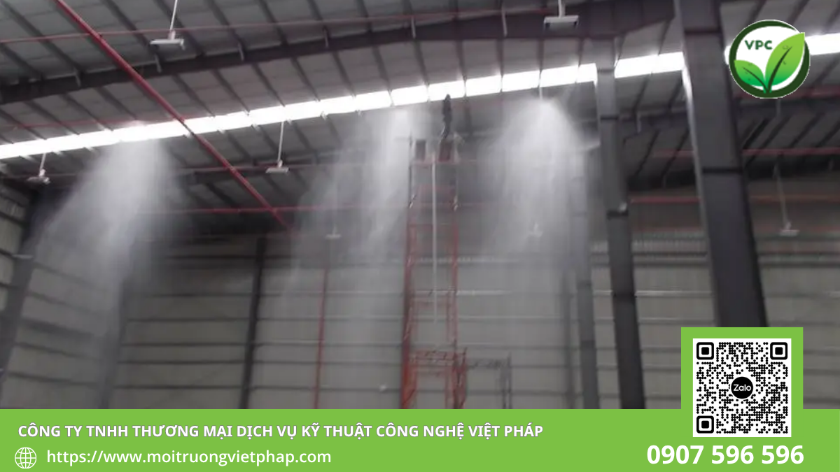 Hệ thống xử lý mùi nhà xưởng công nghiệp Việt Pháp