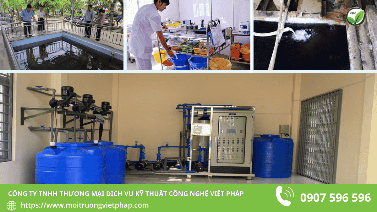 Xử lý nước thải bệnh viện đạt chuẩn trước khi xả ra môi trường