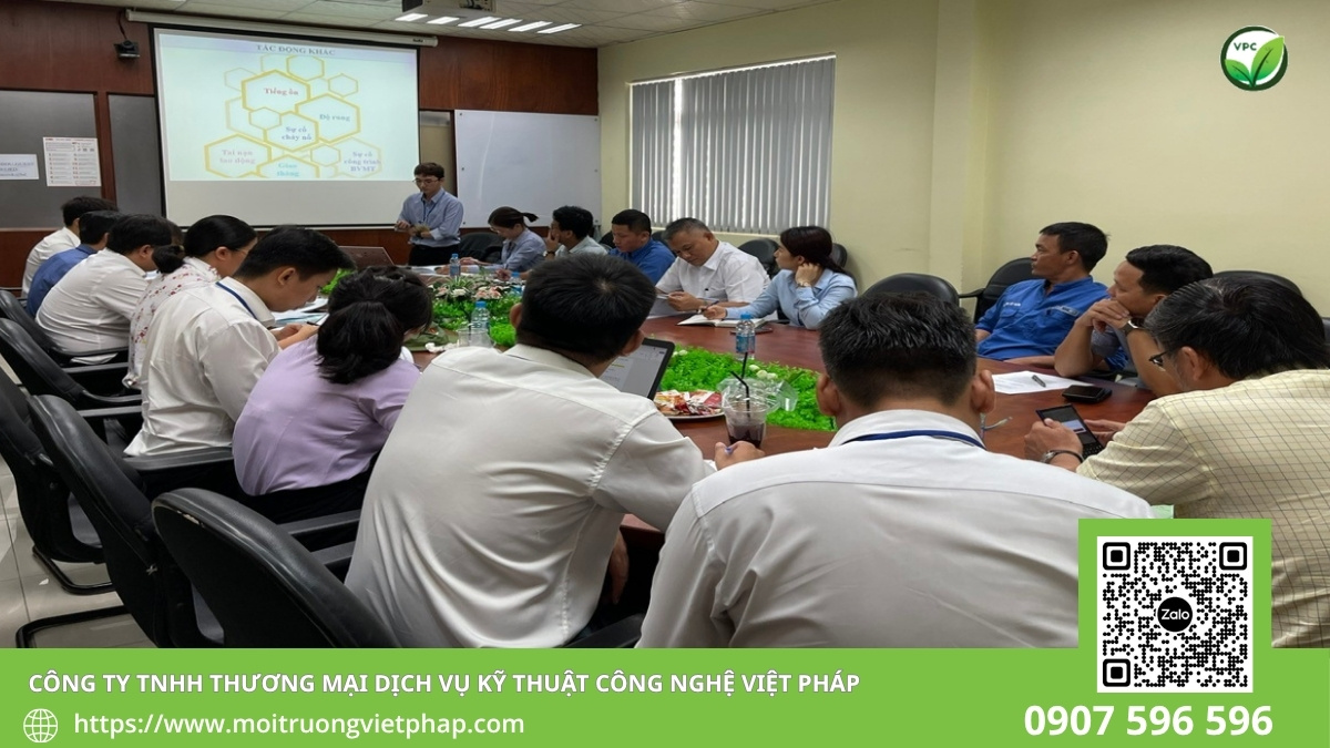 Triển khai kế hoạch vận hành hệ thống xử lý nước thải 