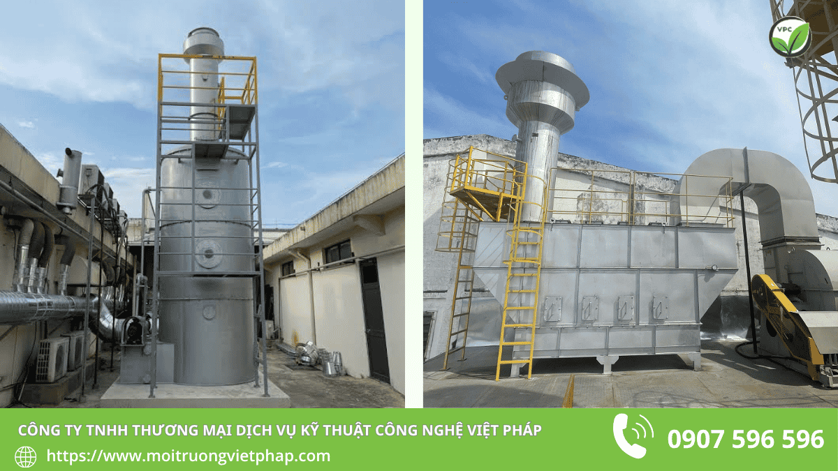 Hệ thống xử lý mùi nhà xưởng công nghiệp Việt Pháp