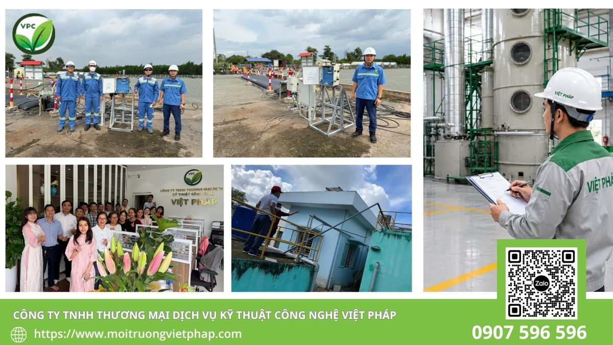 Việt Pháp - đơn vị thi công hệ thống xử lý nước thải uy tín cho nhà máy