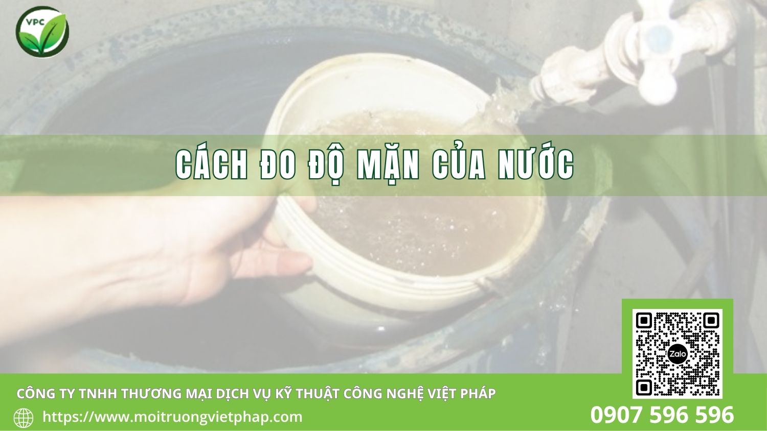 Cách đo độ mặn của nước