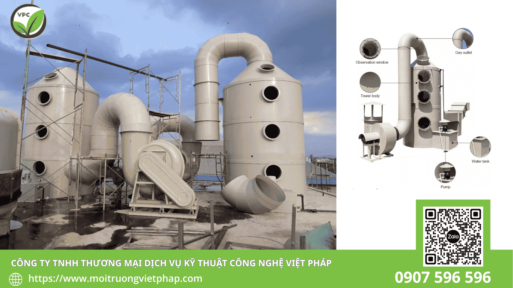 Sơ đồ ba cơ chế cơ học, truyền khối, truyền nhiệt trong công nghệ xử lý khí thải xi mạ
