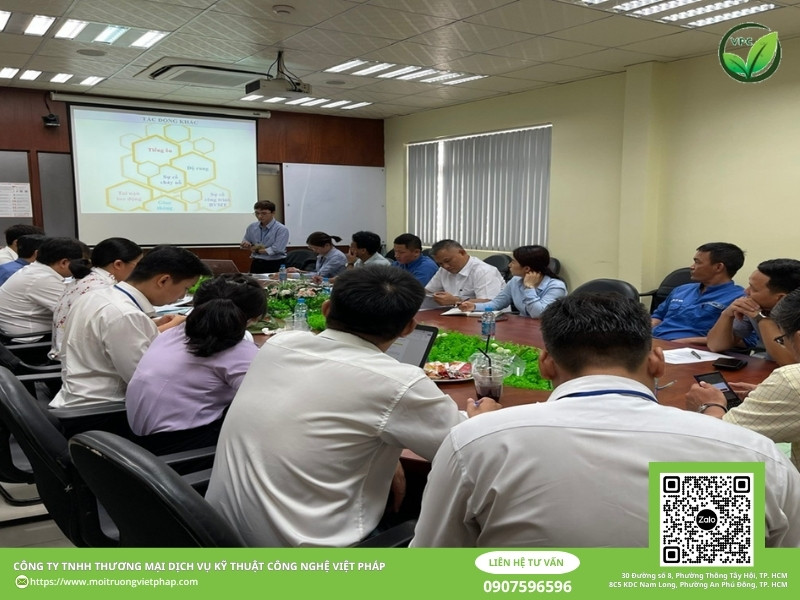 Kỹ Sư Việt Pháp tư vấn dịch vụ môi trường tại Acecook