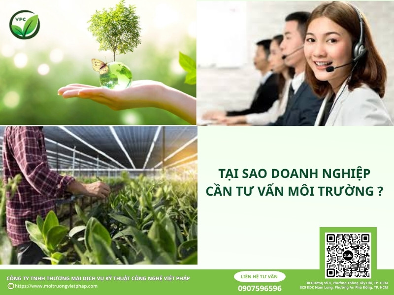 Tại sao doanh nghiệp nên chọn dịch vụ tư vấn môi trường